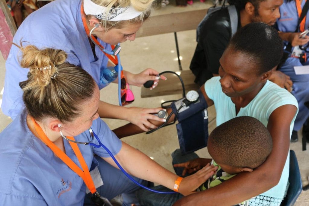 International Medical Relief volunteers care for patients