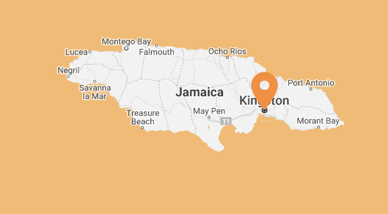 Jamaica map