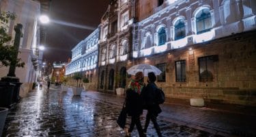 Street scene in Quito, Ecuador