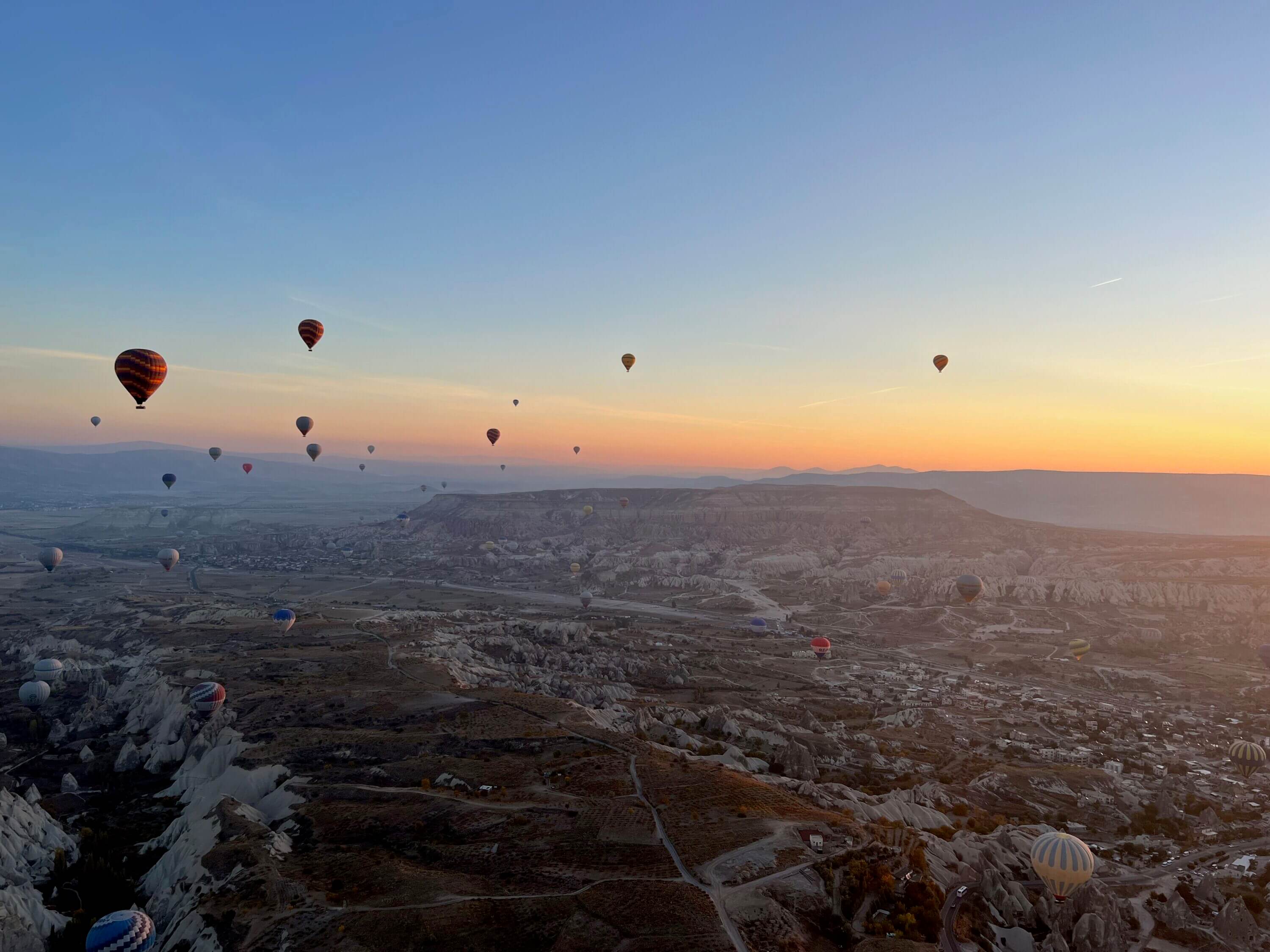 Cappadocia Turkey hot air balloons