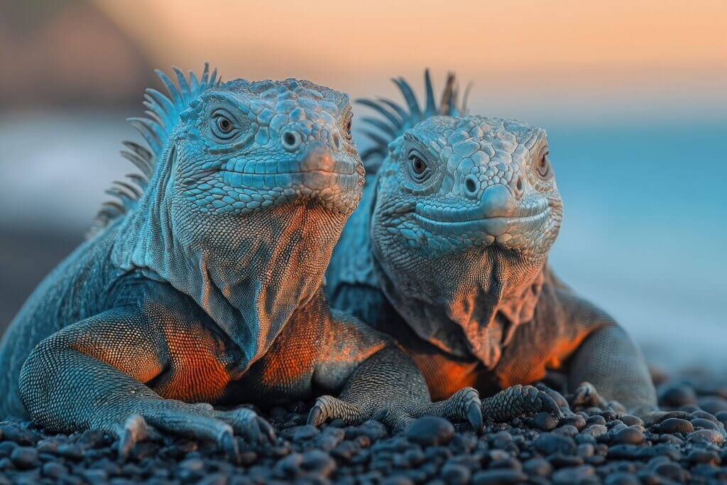 iguanas on the Galapagos Islands, Ecuador