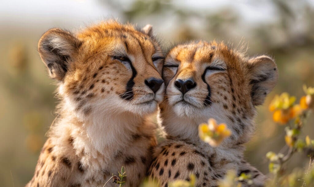 baby cheetahs africa safari