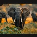 Africa safari elephant, Zambia