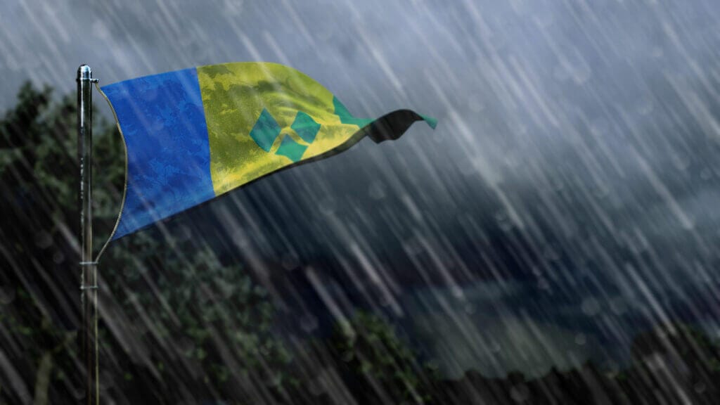 St Vincent and the Grenadines flag